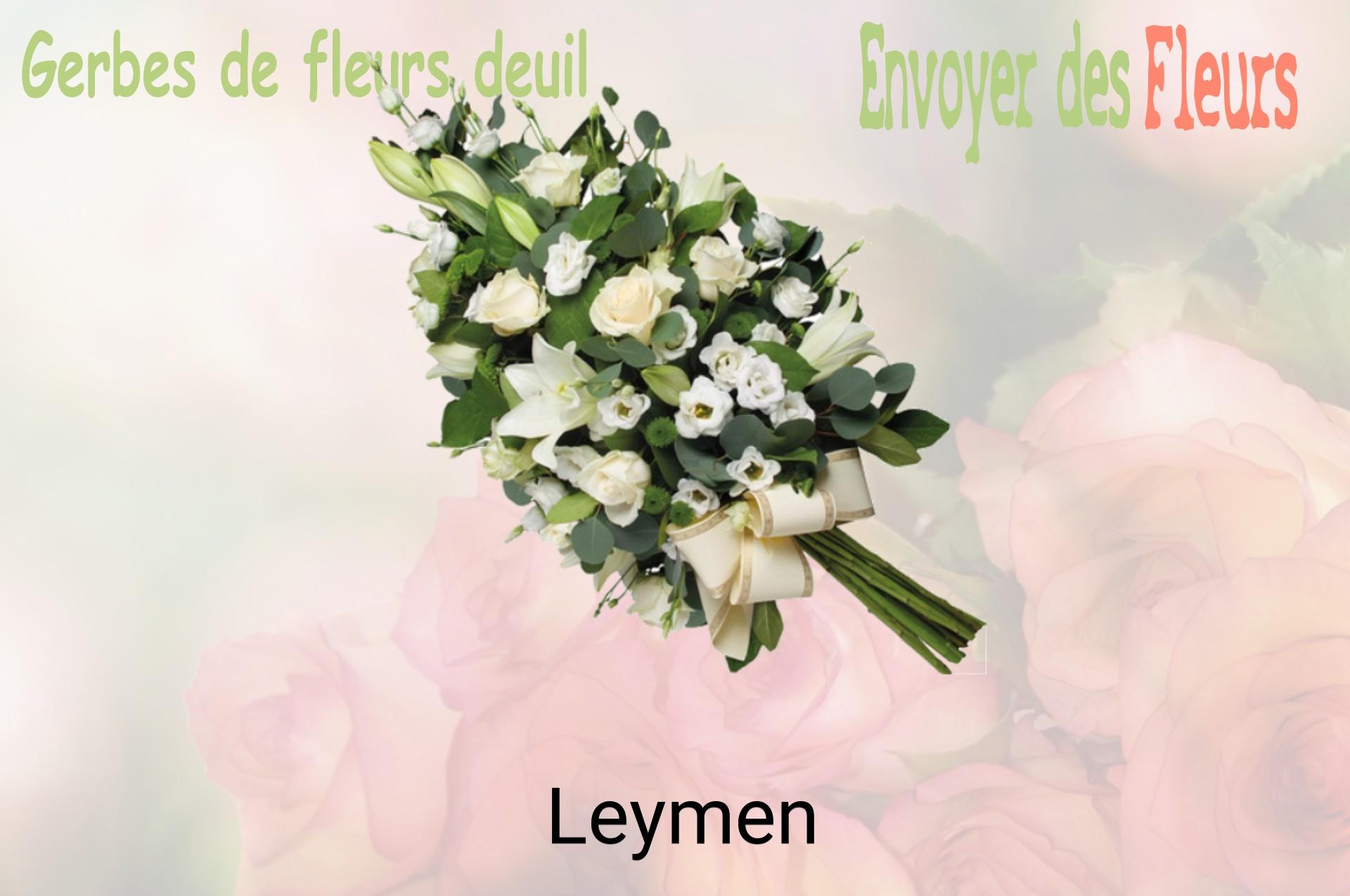 Gerbe de fleurs de deuil livrée à Leymen